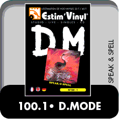 depeche mode, speak § spell, www.estimvinyl.com