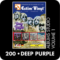Discographie Deep Purple, cotes albums Deep Purple, Shades Of Deep Purple, The Book Of Taliesyn, Deep Purple, Deep Purple In Rock, www.estimvinyl.com