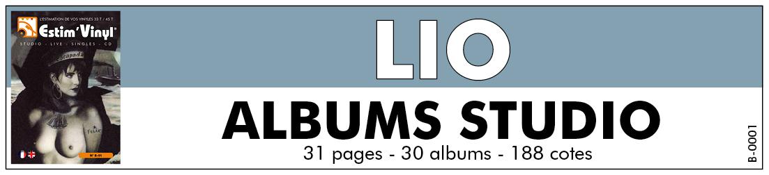 Retrouvez les cotes de vos albums de Lio, artiste belge, Lio, vinyles Lio
