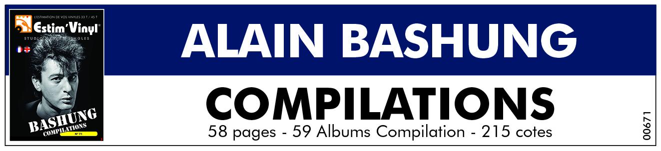 Alain Bashung, la discographie vinyle compilation de Bashung, la valeur vinyle compilation Bashung, www.estimvinyl.com
