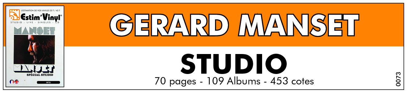 Gérard Manset, sa discographie cotée des vinyles Studio, www.estimvinyl.com